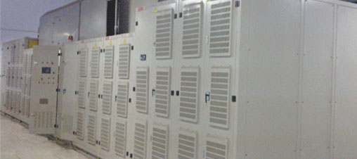 热烈祝贺安邦信10KV/8700KW高压无刷励磁同步电机专用变频器在莱芜钢铁集团成功投入运行